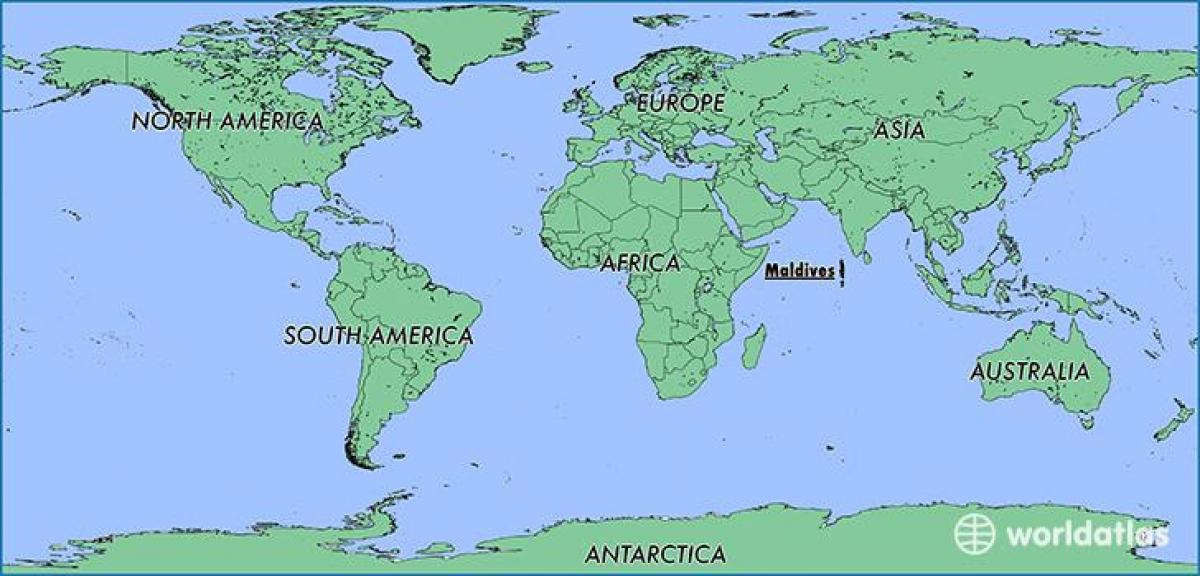 モルディブ地図の位置 地図モルディブの近隣諸国 南アジア アジア
