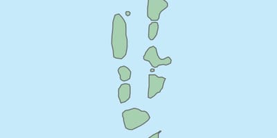 地図モルディブ地図のベクトル